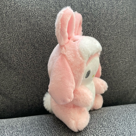 My Melody Plush x Rabbit Cosplay Costume Keychain - Picture 3 of 6